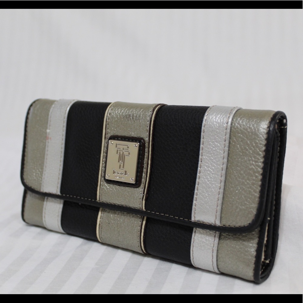 Black and silver Tignanello Wallet